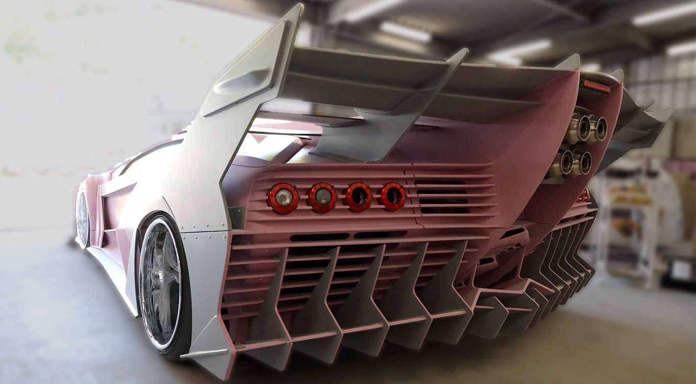写真:開発中の和製スーパーカー
