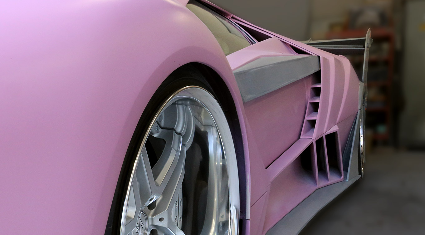 写真:開発中の和製スーパーカー